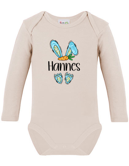 Baby Body Boy Osterhase Personalisiert