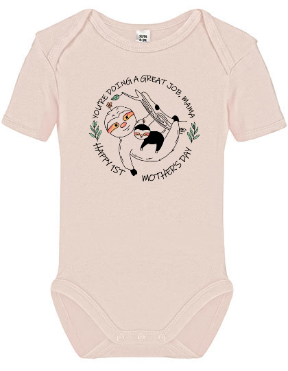 Babybody Lang- und Kurzarm „Happy 1st Mother’s Day“